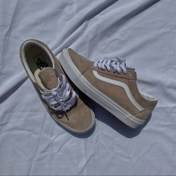 tan suede vans
